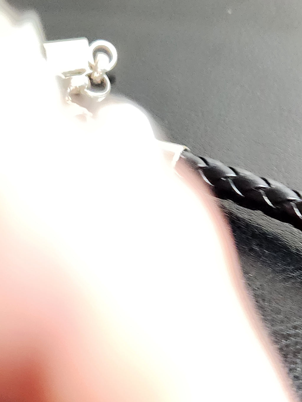 Aventurine Leather Cuff and Necklace Set