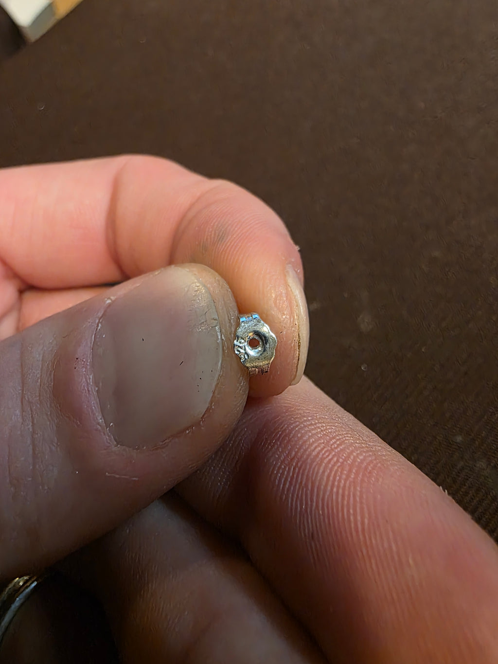 Hessonite Garnet Sterling Silver Studs