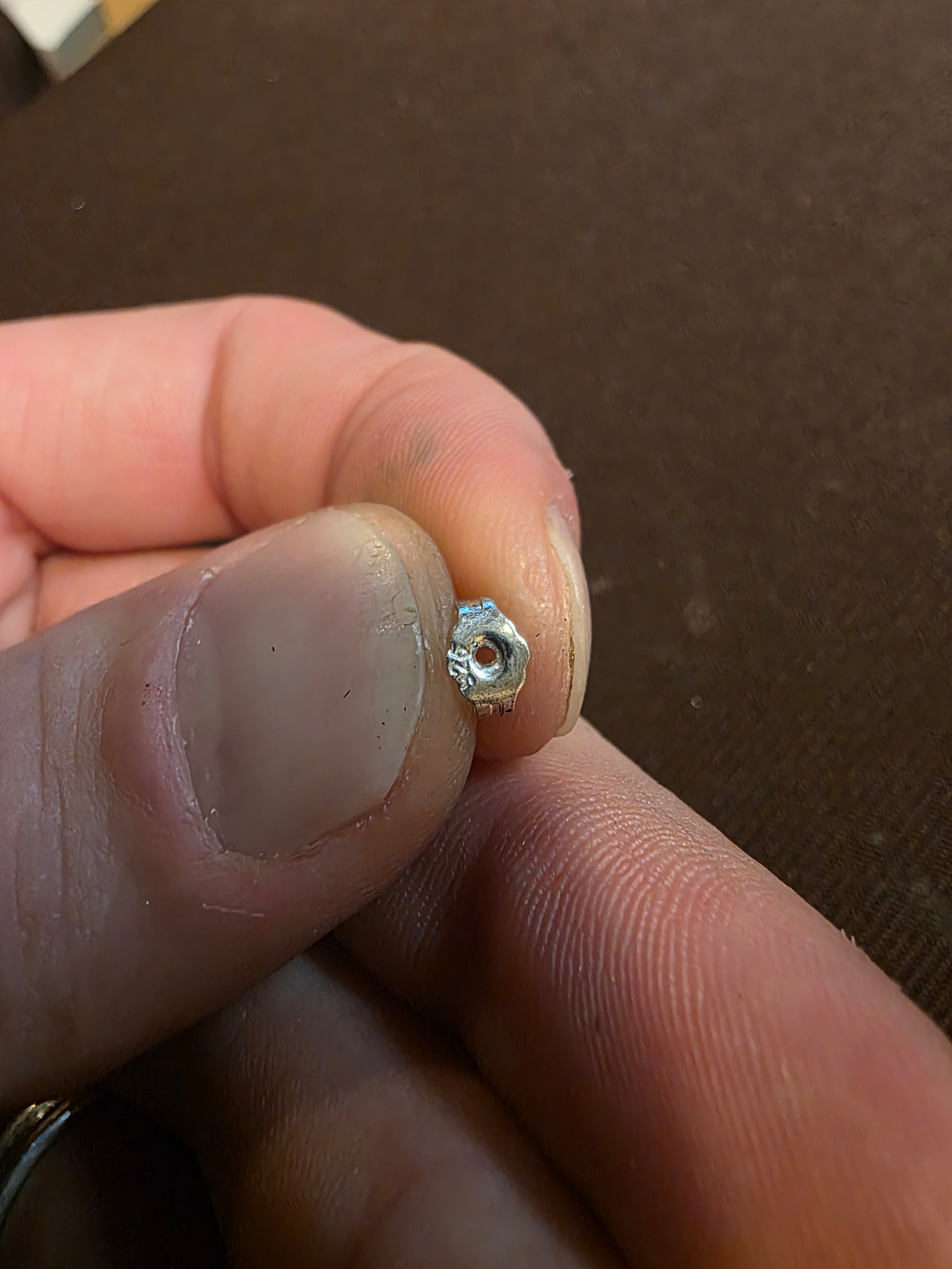 Hessonite Garnet Sterling Silver Studs