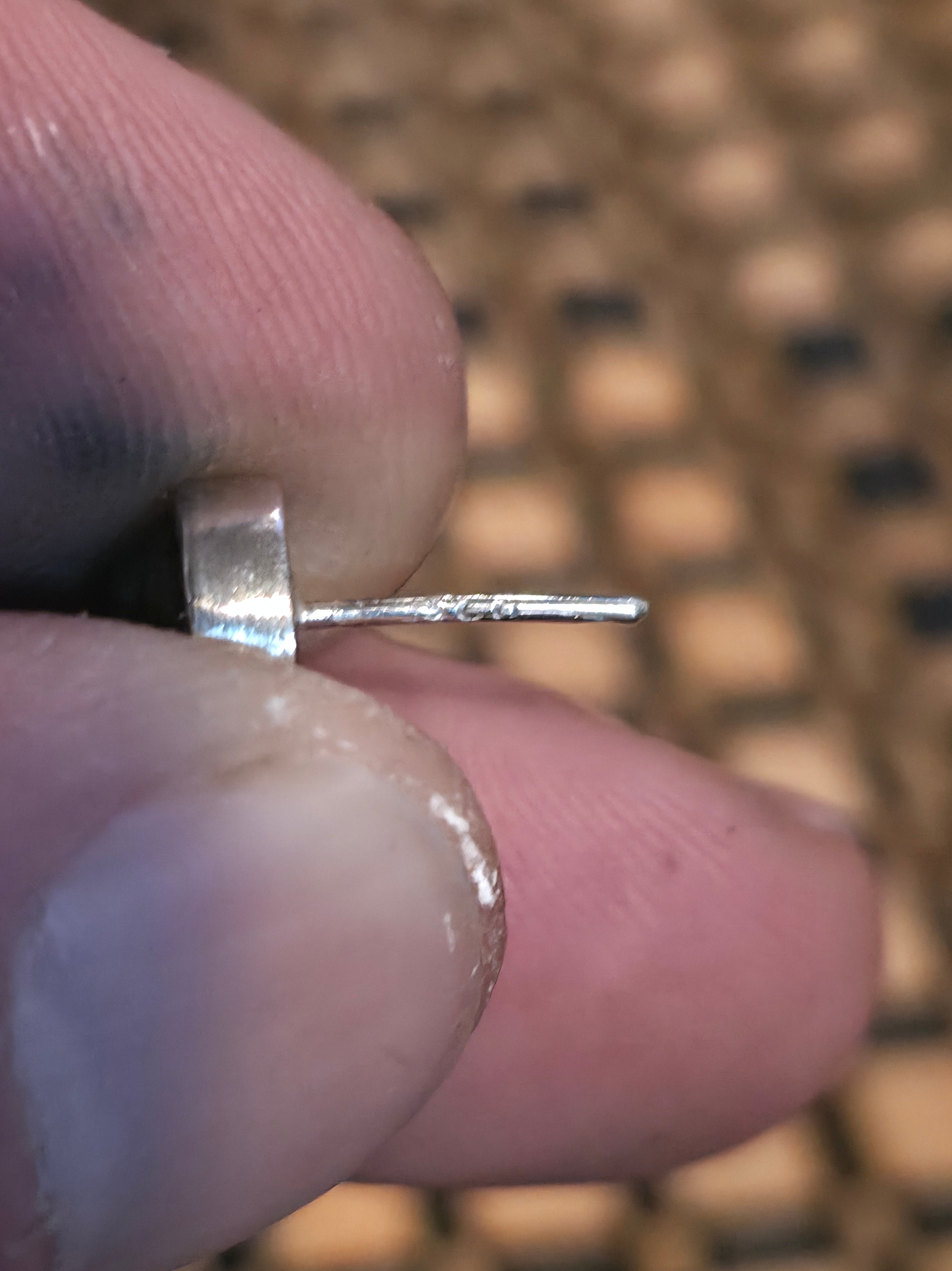 Sterling Silver Ruby Corundum Studs