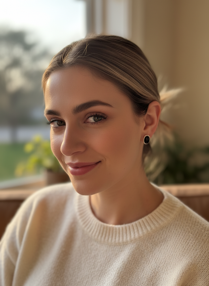 Oval Black Onyx Sterling Studs