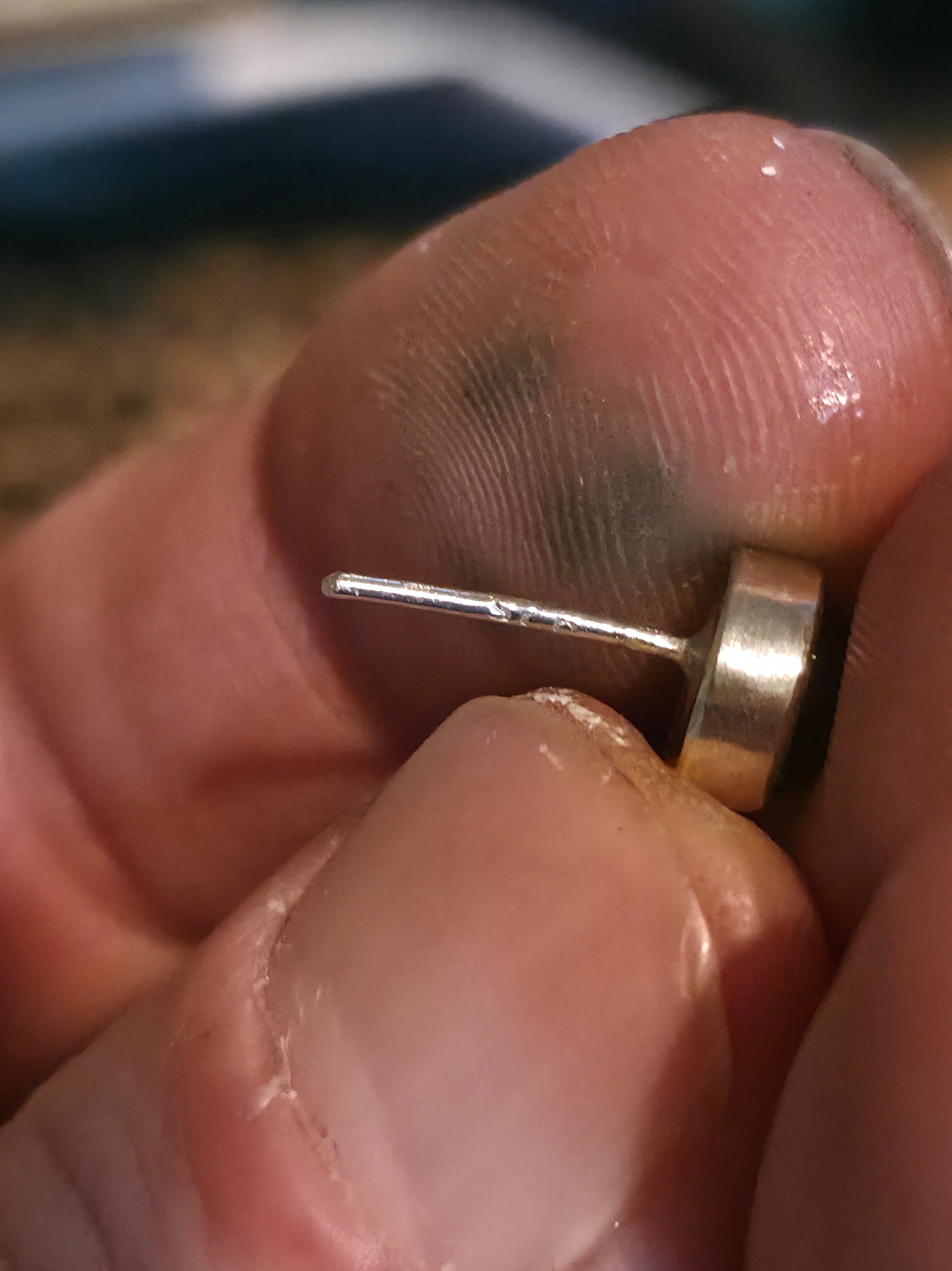 Labradorite Sterling Silver Studs 7mm