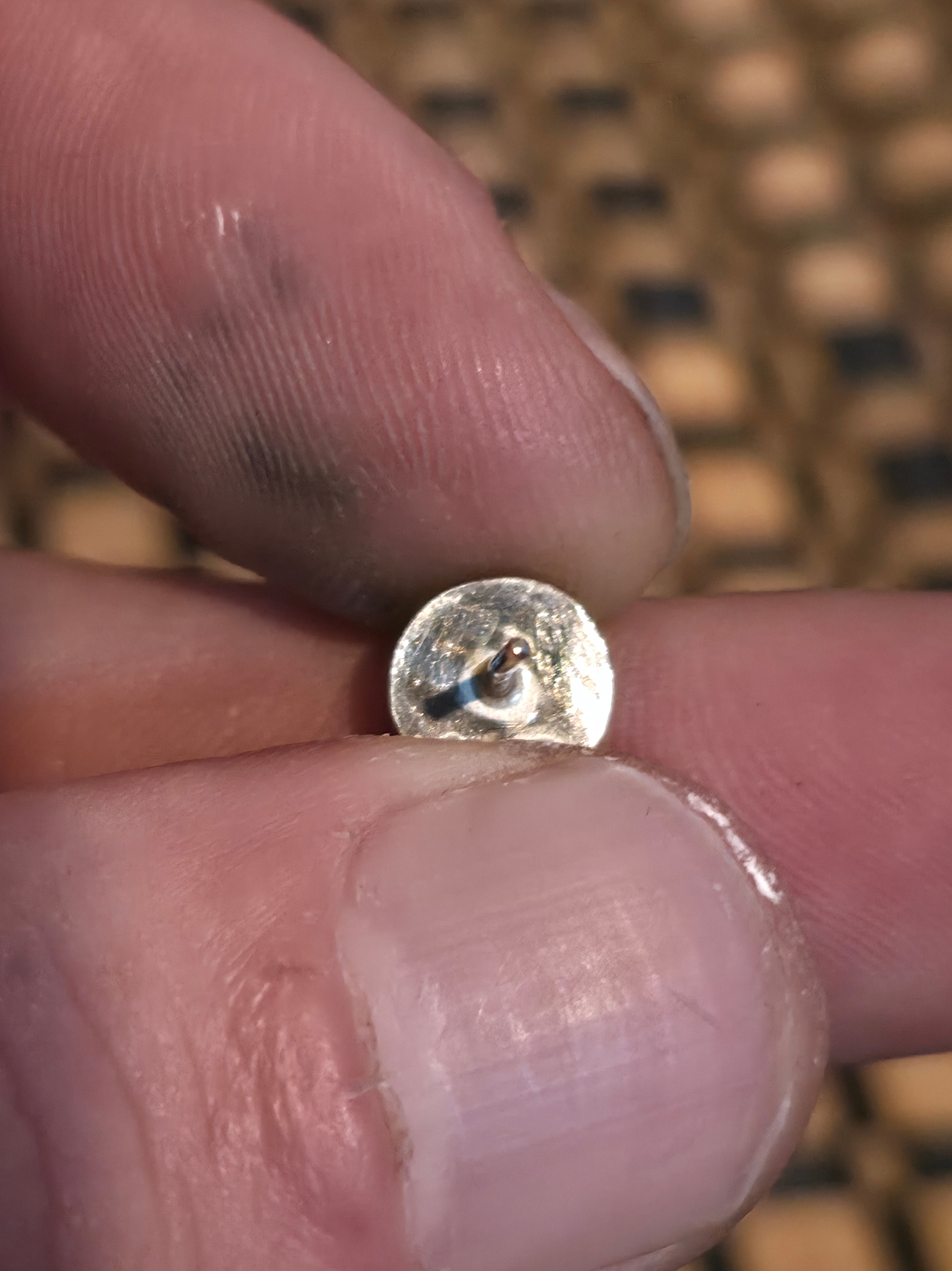 Labradorite Sterling Silver Studs 7mm